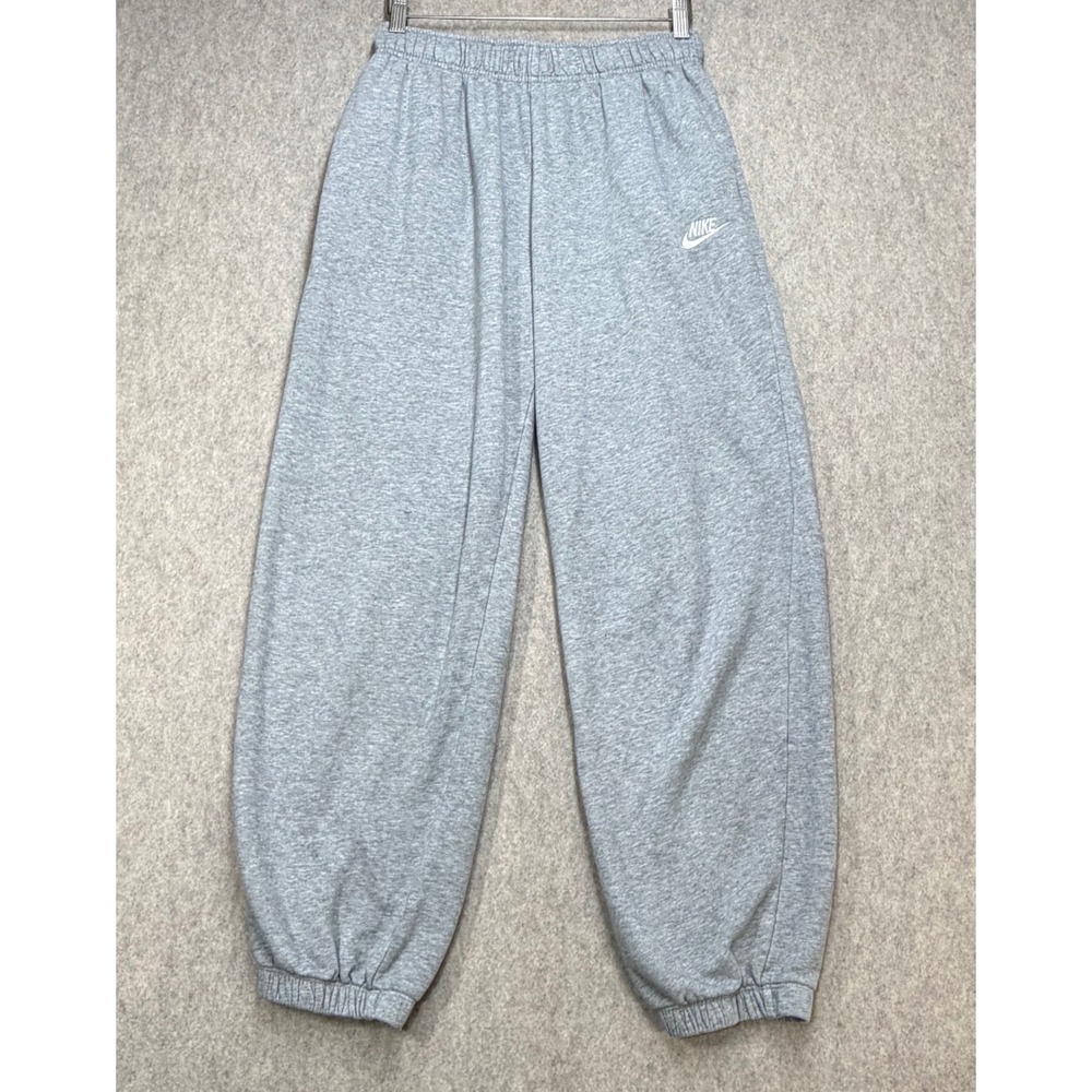 Nike Baggy Sweatpants Womens Small Gray Sporty Athleisure Joggers Loungewear